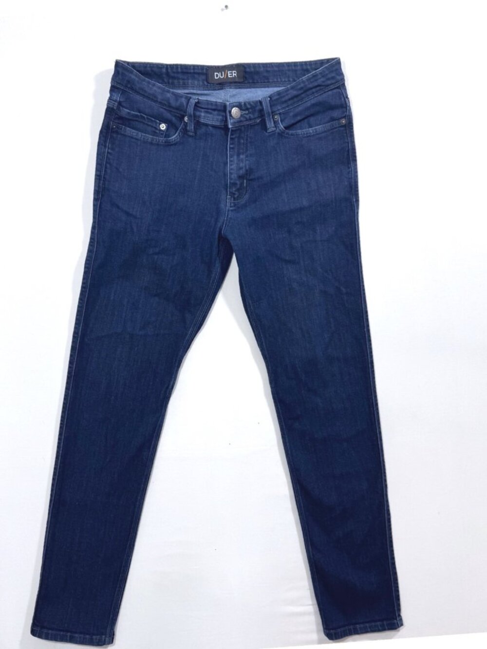 DUER L2X Performance Denim Slim Fit Men's Jeans Blue 31 31x32 Gusset Everyday